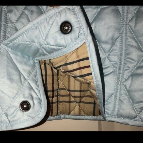Gorgeous VTG Womens ICE BLUE Medium LL Bean Quilted Lined Barn Vest Perfect! - Picture 6 of 8